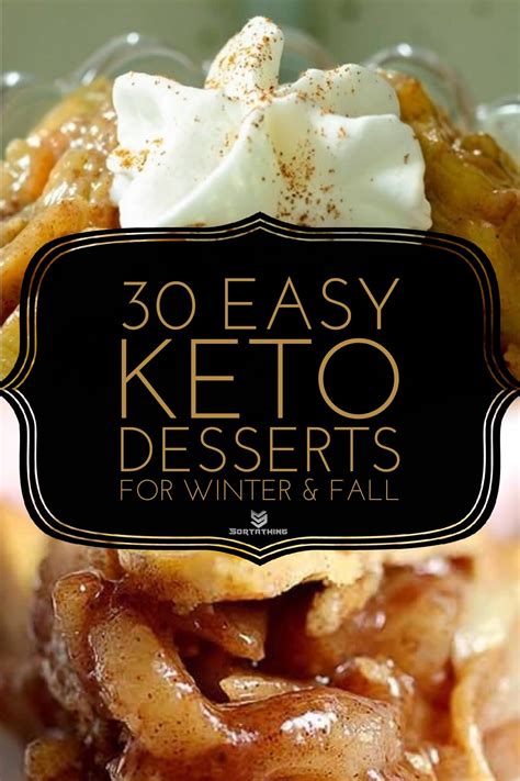 30 Easy Keto Dessert Recipes For Fall & Winter 2020 - Sortathing