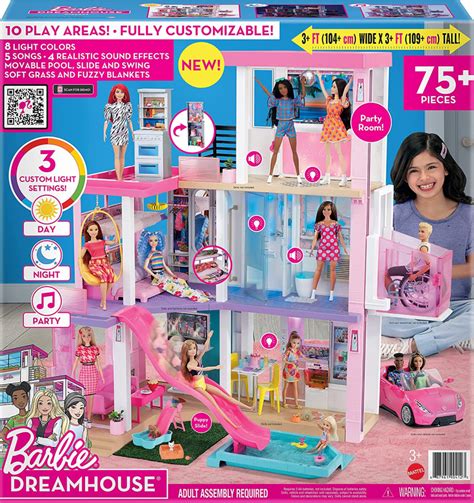 New Barbie Dreamhouse 2021 with lights and sounds - YouLoveIt.com