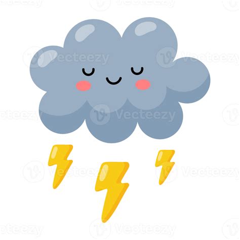 Cartoon Storm icon. 18931259 PNG