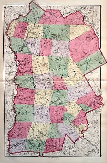 Map of Grafton County - Art Source International