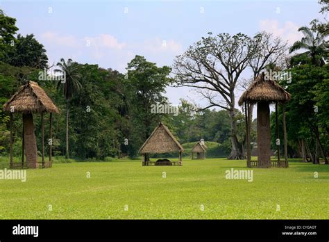 Quirigua national park in Guatemala. The ruins of Quirigua contain some ...