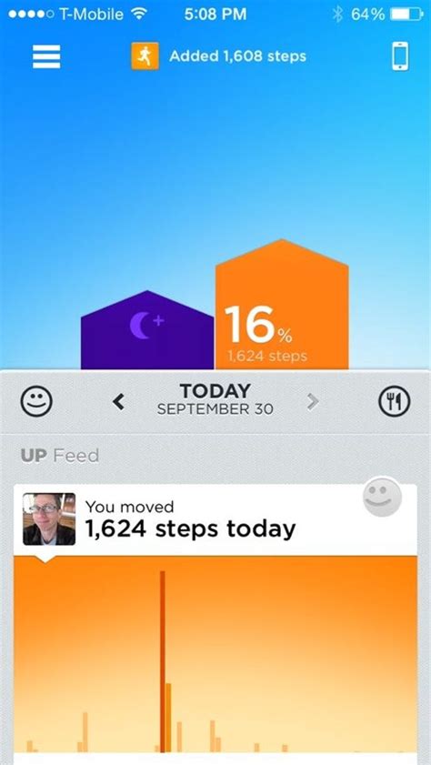 New Jawbone Up app works without Jawbone Up band - CNET