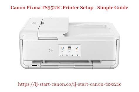 Canon Pixma TS9521C Printer Setup - Simple Guide | Imprimante wifi, Imprimante, Multifonction