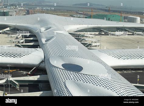 View of the Terminal 3 of Shenzhen Baoan International Airport in ...