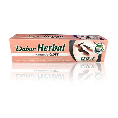 Dabur Toothpaste Herbal Cloves Vegan fluoride free Ayurvedic - Oriental-Style