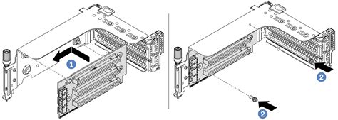 Install a riser 1/2 assembly | ThinkSystem SR665 | Lenovo Docs