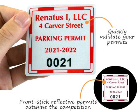 Parking Permit Stickers | Bold Designs from MyParkingPermit