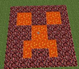 Simple Minecraft Lava Creeper Face ;) : 3 Steps - Instructables