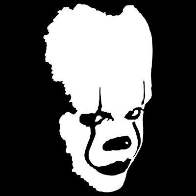 Pennywise Clown Vinyl Decal Car/laptop/ATV #119BB Motors Car & Truck ...