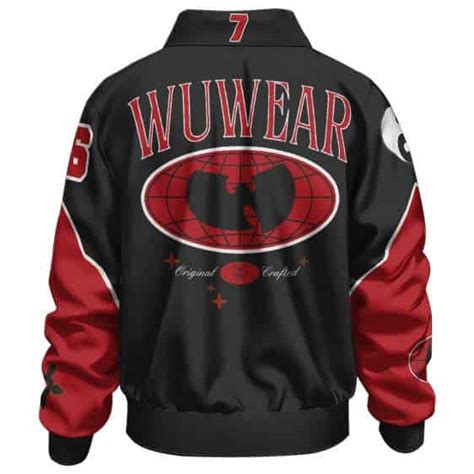 Rap Group Wu-Tang Clan Name Logo Pattern Bomber Jacket - Rappers Merch