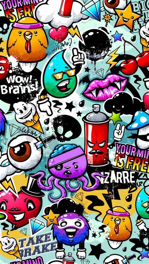 Graffiti wallpaper iphone, Wallpaper doodle, Graffiti doodles