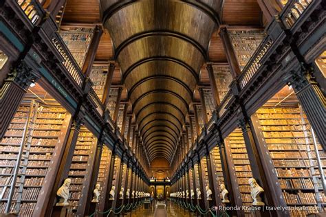 Long Room of the Old Library at Trinity College- Dublin, Ireland