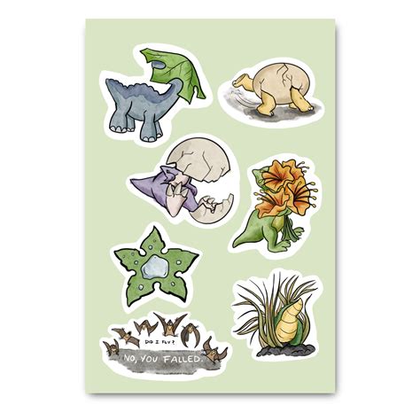 Littlefoot Friends Sticker Sheet – Sisters Keep Drawing