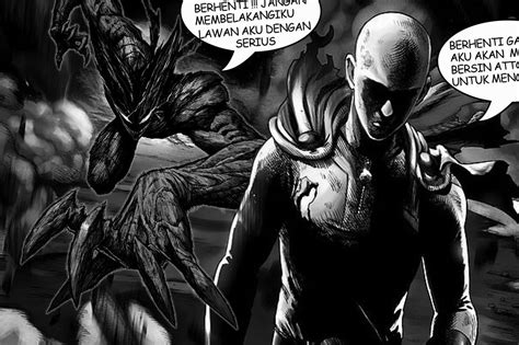 Link Baca One Punch Man 168: Simak Pertarungan Saitama vs Garou, Bersin Attack Habisi Mode ...