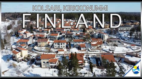 Kolsari Kirkkonummi, Finland | 【4K】Drone Footage, The Beauty of PLANET EARTH Aerial Film Of ...