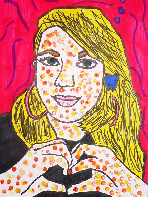 The smARTteacher Resource: Lichtenstein Pop Art Portraits