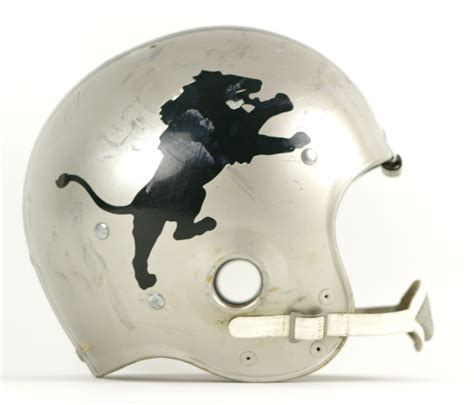 Pro Football Journal Presents: Memorabilia: Game Used Detroit Lions Helmet