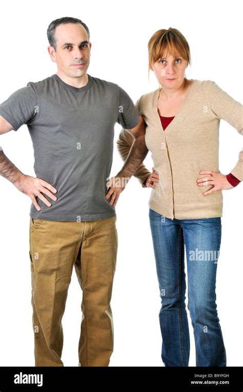Angry parents stare with disappointment at the camera Stock Photo - Alamy