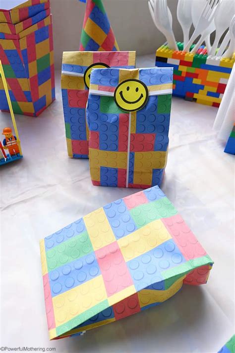 Free Printable Lego Party Favor Bag Template • Free-Printables.com