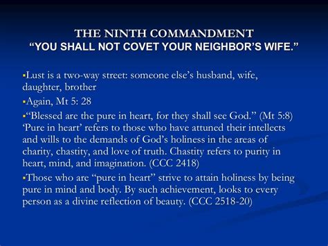 9th commandment