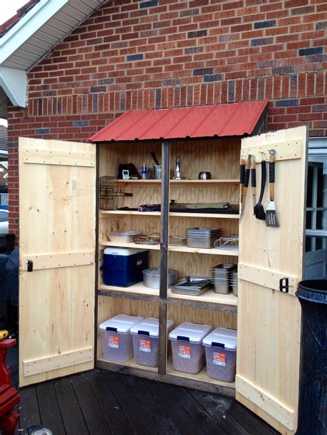 Pin by Ronnie Wagler on My Crafts | Outdoor cabinet, Backyard, Garden ...