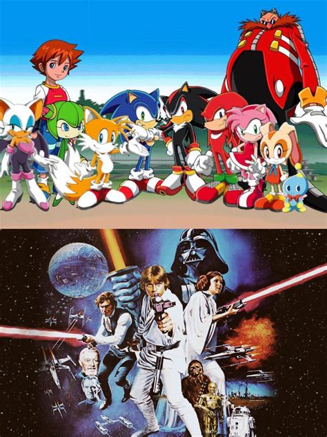 Sonic the hedgehog x Star Wars by Ryan8506 on DeviantArt