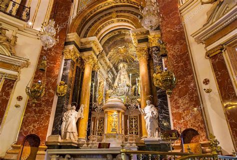 Interior of Cathedral in Valencia Spain — Stock Photo © Violin #20246961