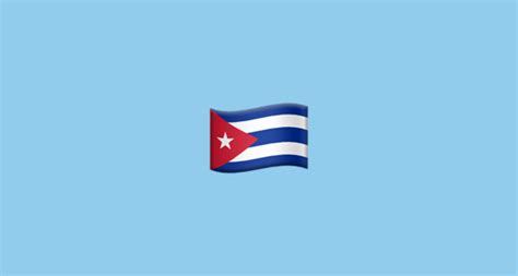 🇨🇺 Bandera: Cuba Emoji on Apple iOS 13.3