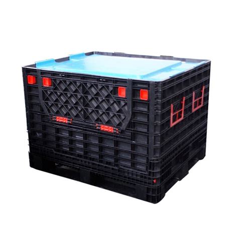 plastic pallet boxes with lids - plastic-crate.com