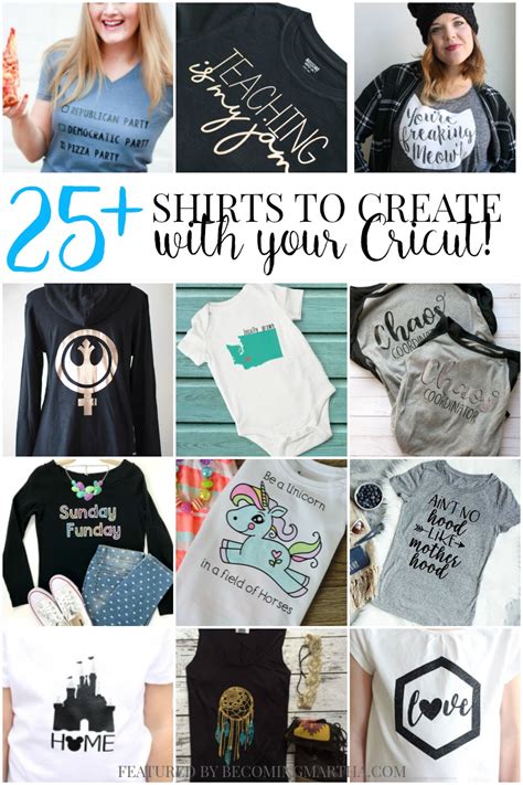 25 Must Have Shirts to Make with Your Cricut Right Now