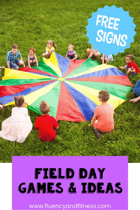 FIELD DAY GAMES AND IDEAS • Fluency and Fitness®+