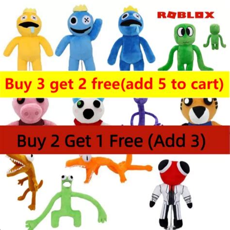 CARTOON SOFT ROBLOX Rainbow Friends Game Plush Toy Stuffed Animal Doll ...