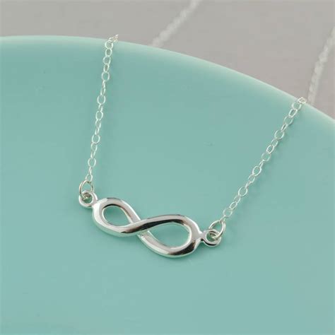 infinity symbol necklace by lily charmed | notonthehighstreet.com