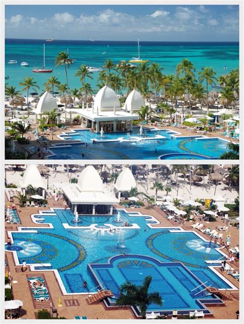 Aruba - Riu Palace all-inclusive resort, located on Palm Beach ...