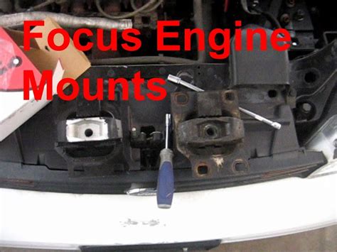 How to Replace Ford Focus Motor Mounts - YouTube