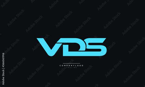 VDS Letter Business Logo Design Alphabet Icon Vector Symbol Stock Vector | Adobe Stock