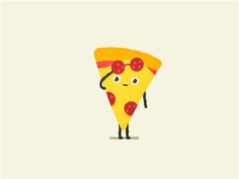 Cool Cartoon Pizza GIF | GIFDB.com