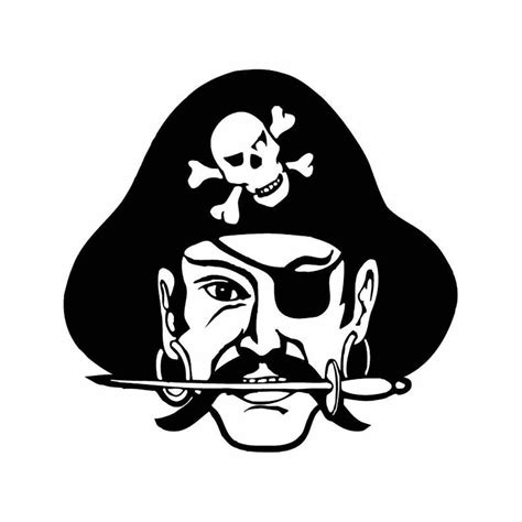 Pirate mascot INSTANT DOWNLOAD 1 vector .eps .dxf .svg .png | Etsy