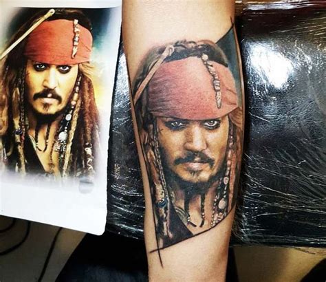 Jack Sparrow Tattoo by Renata Jardim