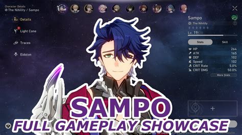 Sampo Gameplay Showcase: Character Skill, Ultimate and All Animations | Honkai: Star Rail - YouTube