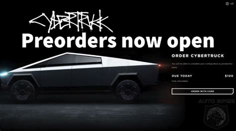 Tesla Cybertruck Preorders Are Now Open - AutoSpies Auto News