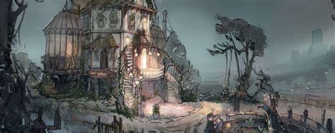 Haunted Mansion Concept Art - Gerencia