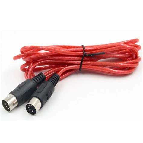 MIDI to MIDI Cable purer Audio midi Extension Cable Adapter connection Music for piano keyboard ...