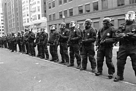 Riot police at protests on Trump inauguration in Washingto… | Flickr