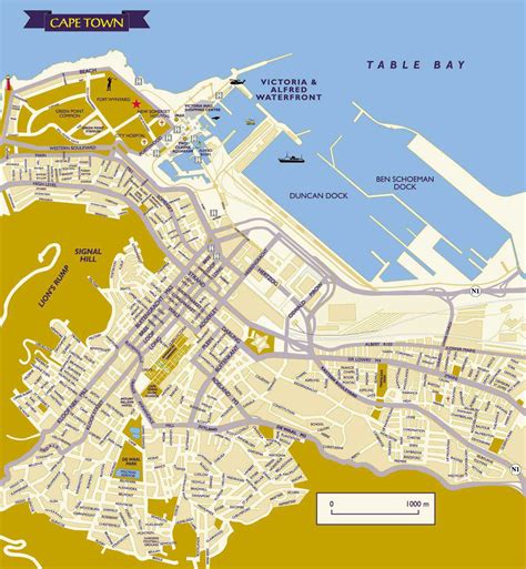 Large Cape Town Maps for Free Download and Print | High-Resolution and ...