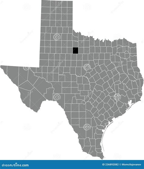 Location Map of the Haskell County of Texas, USA Stock Vector - Illustration of county, federal ...