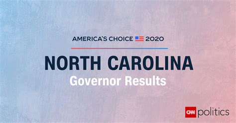 North Carolina Governor Election Results and Maps 2020