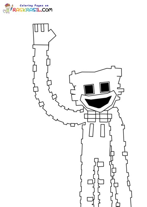 Minecraft Mutant Zombie Coloring Page