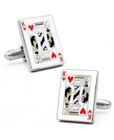 Cufflinks Inc. Classic King Cufflinks - Macy's | King of hearts card ...