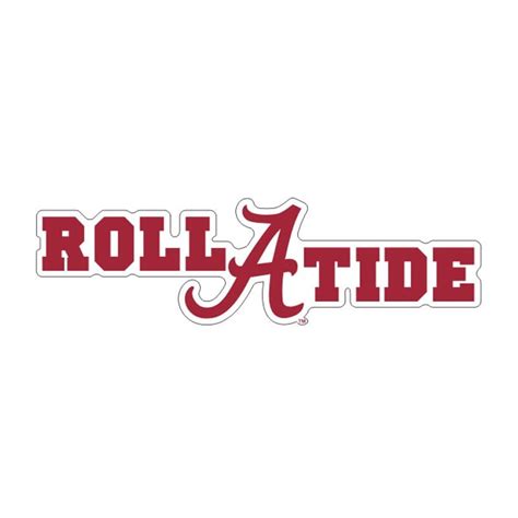 Alabama Crimson Tide Roll Tide 10" Decal | Stickers/Decals